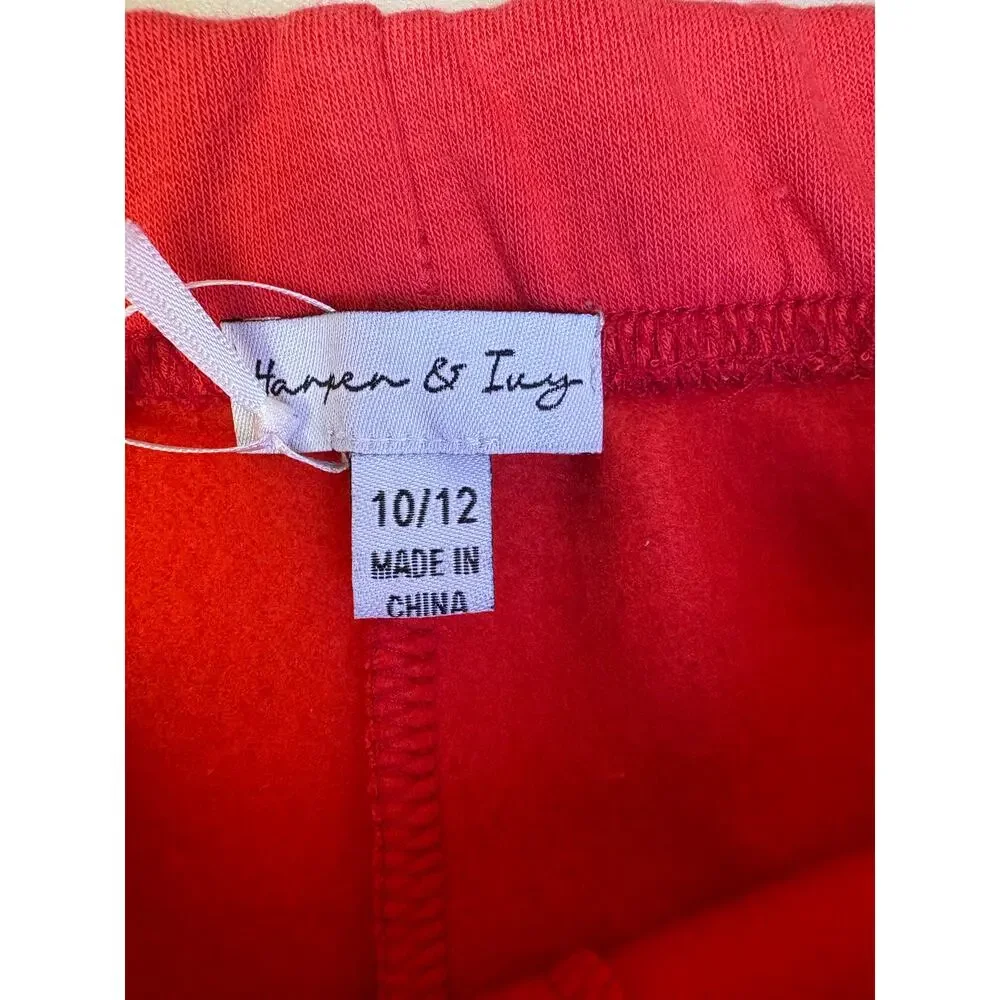 Harper & Ivy Girls Shorts 2 Pack Size 10/12 Navy Red Dolphin Athletic NWT